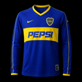 Boca Juniors 2003/04  Long sleeve home
